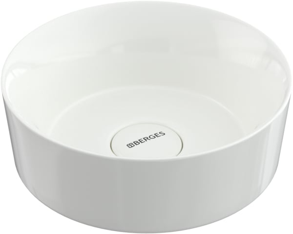 Накладная раковина Berges Mascon 38, глянцевая белая