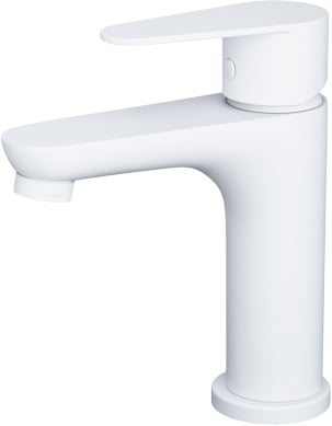 Смеситель для раковины Wonzon & Woghand WW-A40202-MW белый матовый