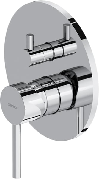 Встраиваемый смеситель Damixa Scandinavian Pure 367100000 С ВНУТРЕННЕЙ ЧАСТЬЮ, хром