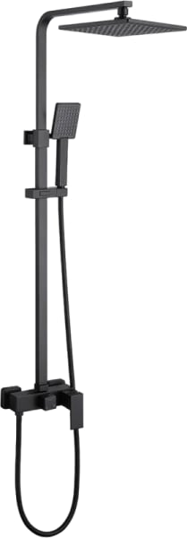 Душевая стойка Abber Daheim AF8220B, черная матовая