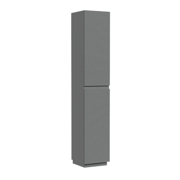 Шкаф-пенал для ванной напольный Sancos Folk Floor 350х350х1880 мм, Ergraut soft