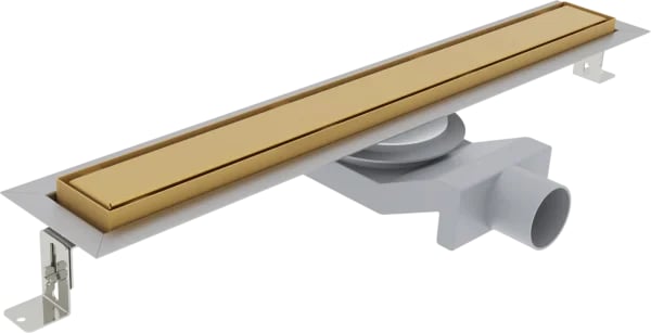 Душевой трап (лоток) Plumberia Selection PST In-Tile 70 см, золото брашированное