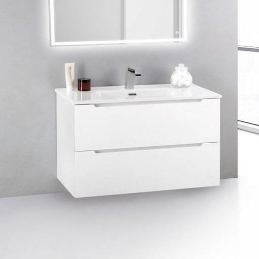 Тумба под раковину без столешницы BelBagno Etna 39 80 bianco lucido