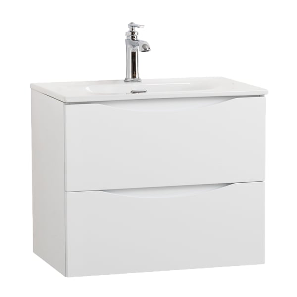 Тумба под раковину без столешницы BelBagno Marino-cer-mini 60 подвесная, bianco lucido