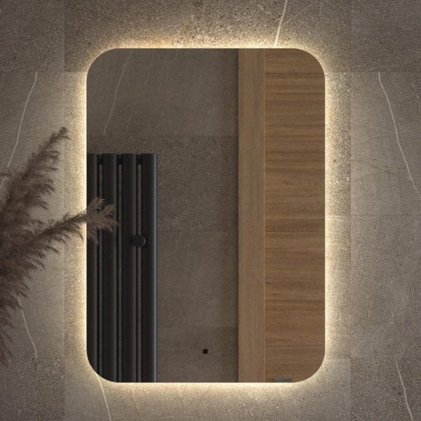 Зеркало Defesto Opti DF 2804R 50х70 с LED-подсветкой, 4500К, инфракрасный выключатель