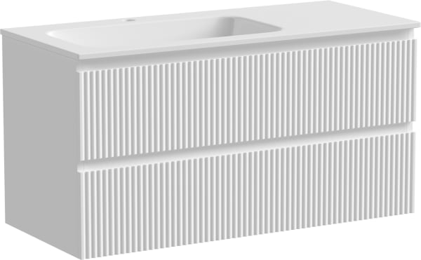 Тумба под раковину Sancos Snob R 100 подвесная Bianco (белый), SNR100LW