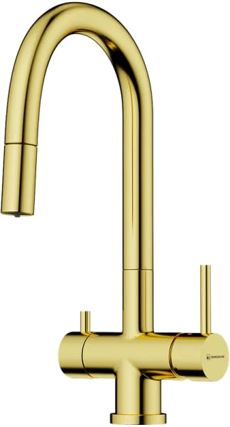 Смеситель для кухни Omoikiri Akita-S LG light gold