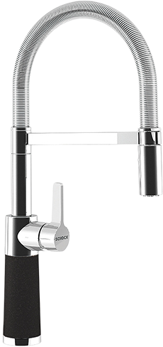 Смеситель для кухни Schock Cristadur SC-550 с гибким изливом, пуро