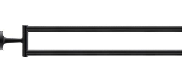 Полотенцедержатель Duravit Starck T 0099414600 черный, двойной