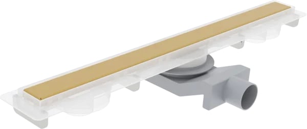 Душевой трап (лоток) Plumberia Selection PSM Modular 90 см, золото брашированное