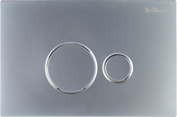 Кнопка смыва BelBagno BB080CR.MAT хром матовый