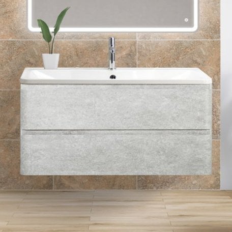 Тумба под раковину без столешницы BelBagno Albano 80 подвесная, cemento verona grigio