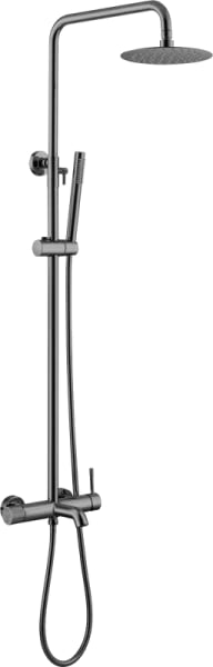 Душевая стойка Boheme Uno 468-SGM, shine gun metal