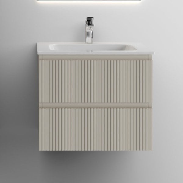 Тумба с раковиной Sancos Snob T 60 см, beige soft