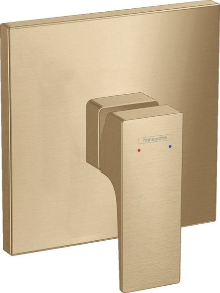 Встраиваемый смеситель Hansgrohe Metropol, шлифованная бронза