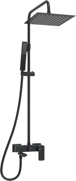 Душевая стойка Wasserkraft Abens 2000 A277.255.218.BM, черная