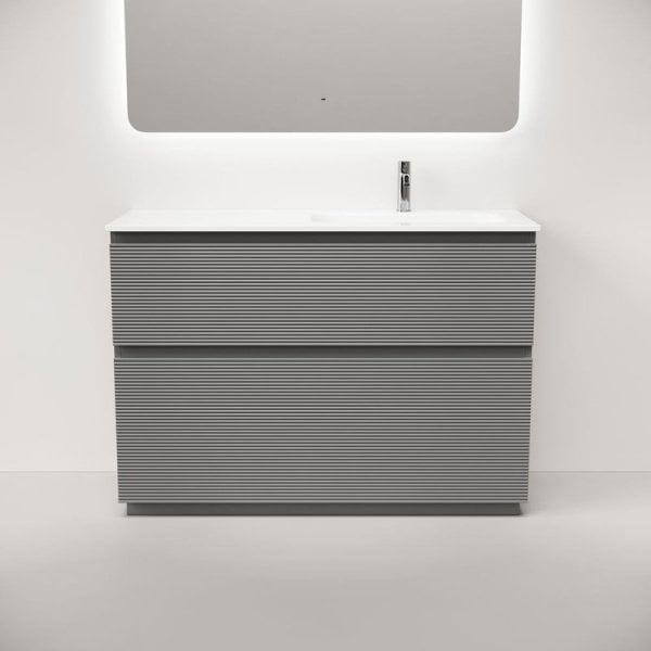 Тумба под раковину Sancos Folk Floor 120 напольная правая Ergraut soft (мягкий серый), FL120FRES