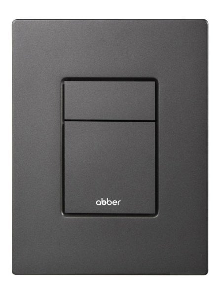 Кнопка смыва для инсталляции Abber AC0123NG АБС-пластик, цвет оружейная сталь