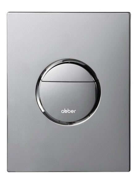 Кнопка смыва для инсталляции Abber AC0126 АБС-пластик, цвет глянцевый хром