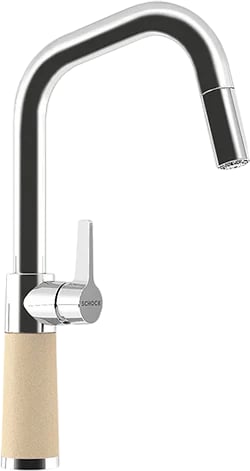 Смеситель для кухни Schock Cristalite SC-530-D выдвижной излив, лунный камень