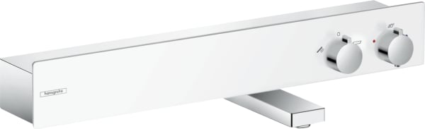Термостатический смеситель Hansgrohe ShowerTablet 13109400, для ванны с душем, белый - хром