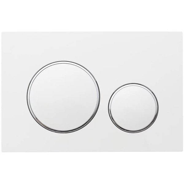 Кнопка смыва для инсталляции Veconi Flush V10 FLV10-WC пластик, цвет матовый белый