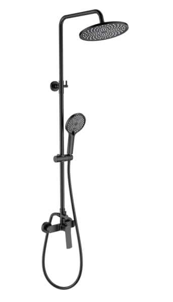 Душевая стойка Wonzon & Woghand WW-B3200-MB, матовая черная