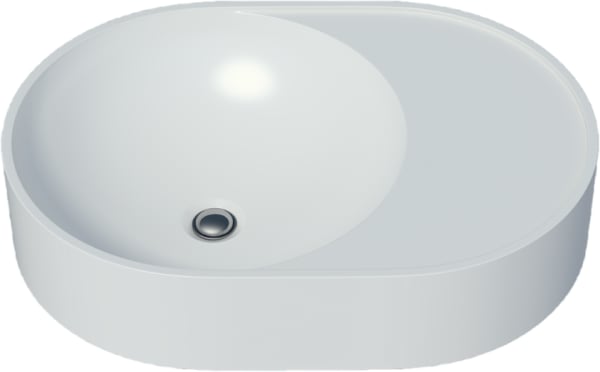 Накладная раковина Uperwood Luna 2911020343 50 см, белый