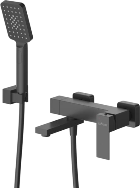 Смеситель для ванны с душем Cezares Slider SLIDER-VD-NOP, матовый черный