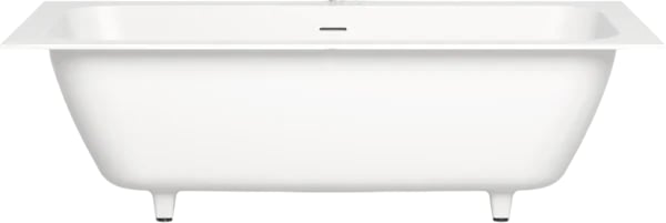 Ванна из искусственного камня Salini Orlanda Axis Kit S-Sense 180x80 см, встраиваемая, белая, на нож