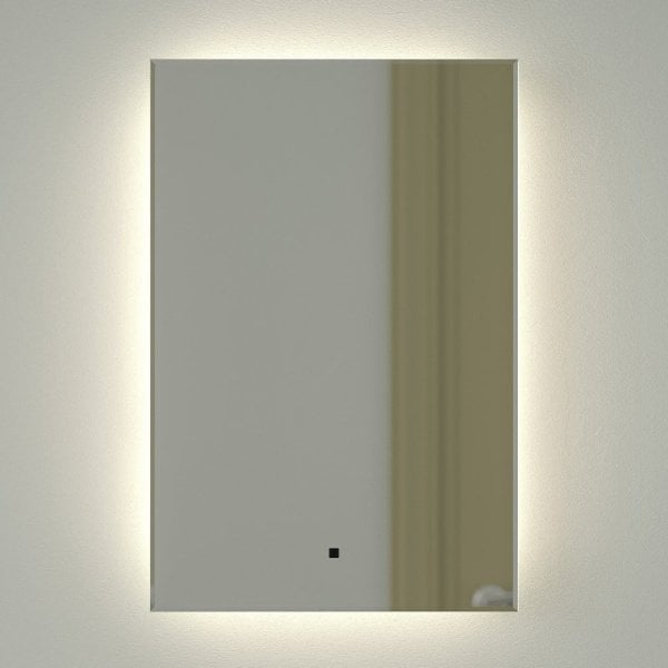 Зеркало Defesto Glow DF 2502R 40х60 с LED-подсветкой, 4 500 K, инфракрасный выключатель