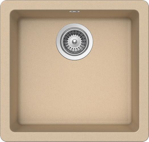 Мойка кухонная Schock Quadro 50 Cristalite лунный камень