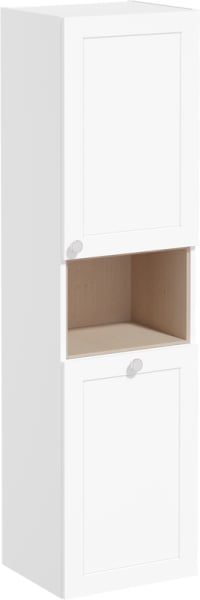 Шкаф-пенал для ванной VitrA Root Classic 40 R, с бельевой корзиной, белый