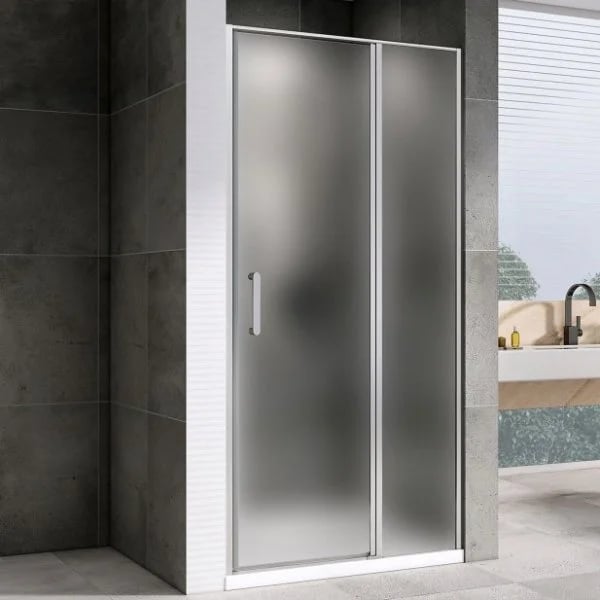 Душевая дверь в нишу Abber Sonnenstrand AG04110MS 110 см, профиль хром, стекло матовое