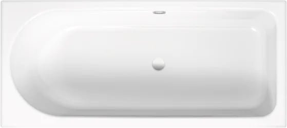 Стальная ванна Bette BetteOcean AR Plus 170x75 см, встраиваемая, на ножках, перелив сзади, с самоочи