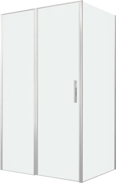Душевой уголок Allen Brau Priority 120x90, профиль серебро браш, стекло прозрачное