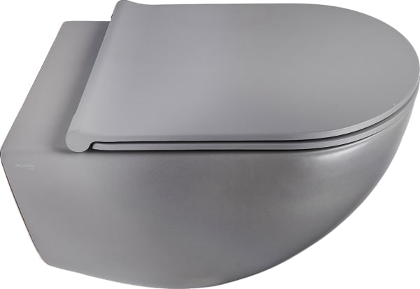 Унитаз подвесной Galassia Dream 7334GM безободковый, с микролифтом, серый матовый