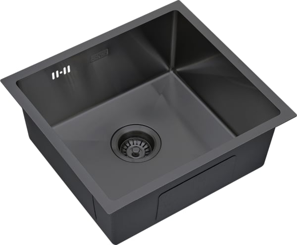 Мойка кухонная S.K.Sanitary SKS 4844 GRAFIT с сифоном