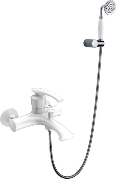 Смеситель для ванны с душем AltroBagno Beatrice 0206 Bi, белый