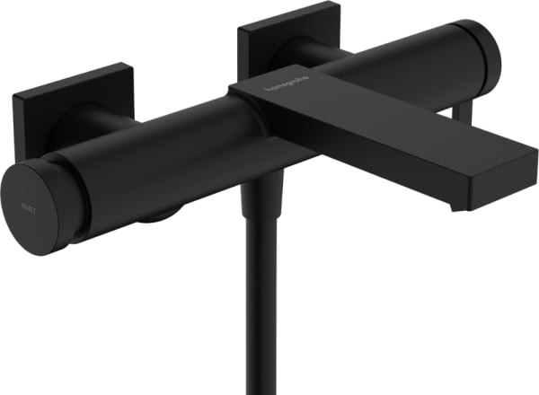 Смеситель для ванны с душем Hansgrohe Tecturis E 73420670, матовый черный