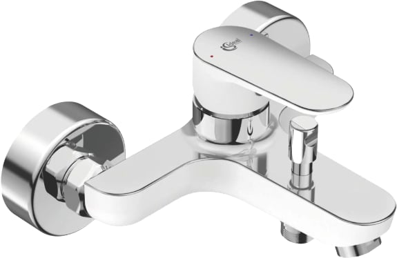 Смеситель для ванны с душем Ideal Standard Tyria BC157HO, Matt White Chrome