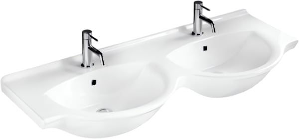 Раковина Hatria Sophie Y0Q501 125 см, белая