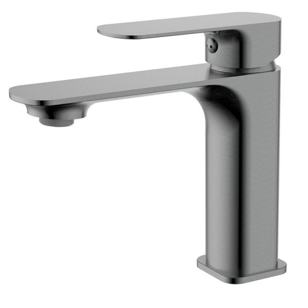 Смеситель для раковины металл Gun Metal, AQUAme Monza AQM6310GM