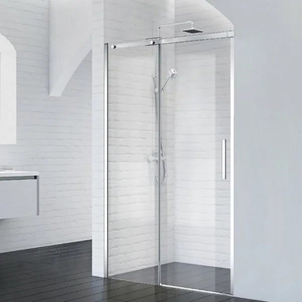 Душевая дверь в нишу BelBagno Acqua -BF-1-130-C-Cr профиль хром