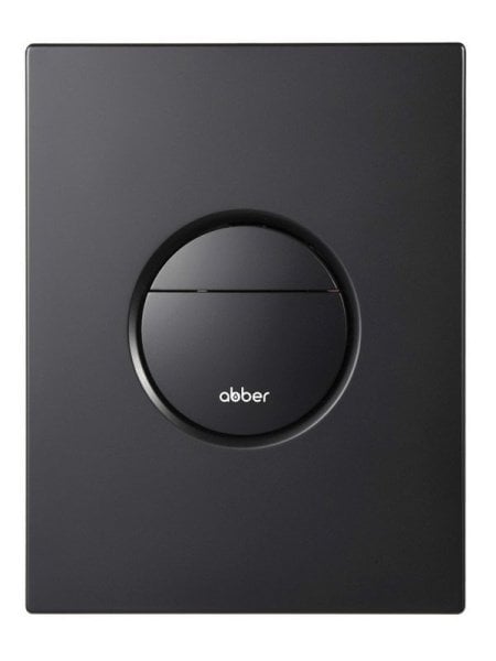 Кнопка смыва для инсталляции Abber AC0126MB АБС-пластик, цвет матовый черный