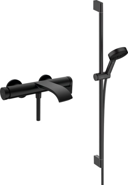 Смеситель для ванны с душем Hansgrohe Vivenis 75420670, + Душевой гарнитур Hansgrohe Pulsify Relaxat