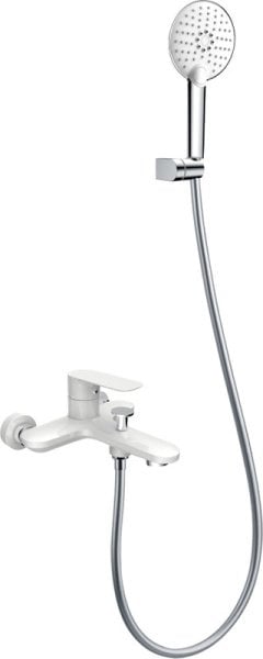 Смеситель для ванны с душем AltroBagno Diretto 0209 Bi, белый