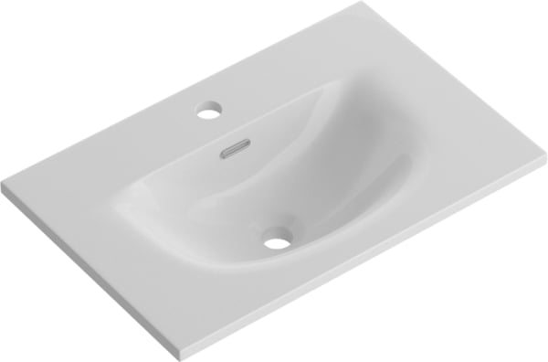 Мебельная раковина BelBagno BB-8099-3-60 глянцевая белая