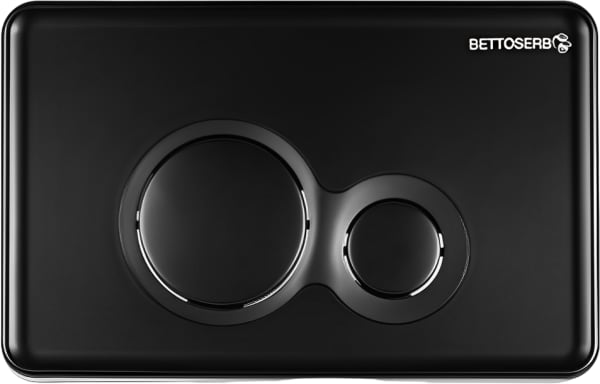 Кнопка смыва BETTOSERB Sava Fix Slim Morava 40006459 черный матовый
