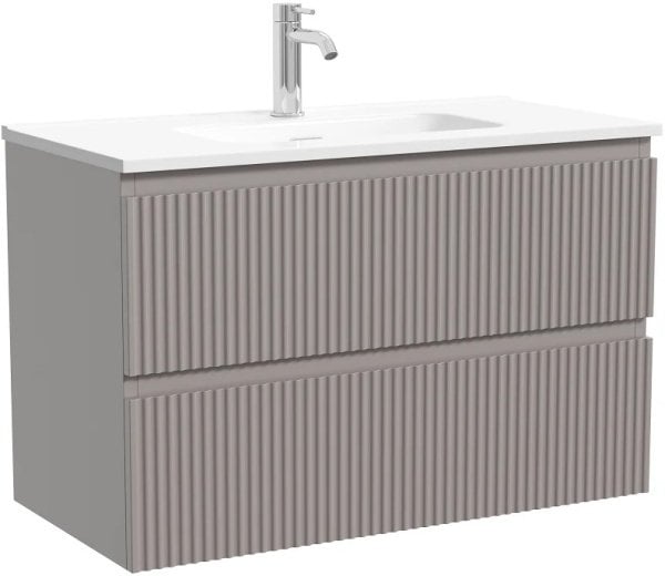 Тумба под раковину Sancos Snob R 80 подвесная Doha soft (пыльная роза), SNR80/39SM